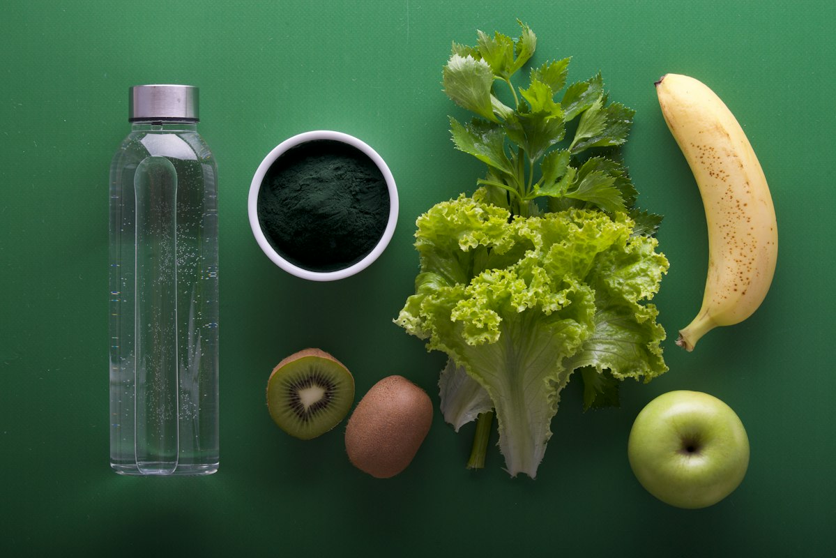Spinach rich in iron and folate